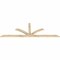 Ekena Millwork Richland Rough Sawn Timber Gable Bracket, Douglas Fir, 108"W x 36"H x 2"D x 4"F, 8/12 Pitch GBW108X36X0204RIC00RDF - alternate 3